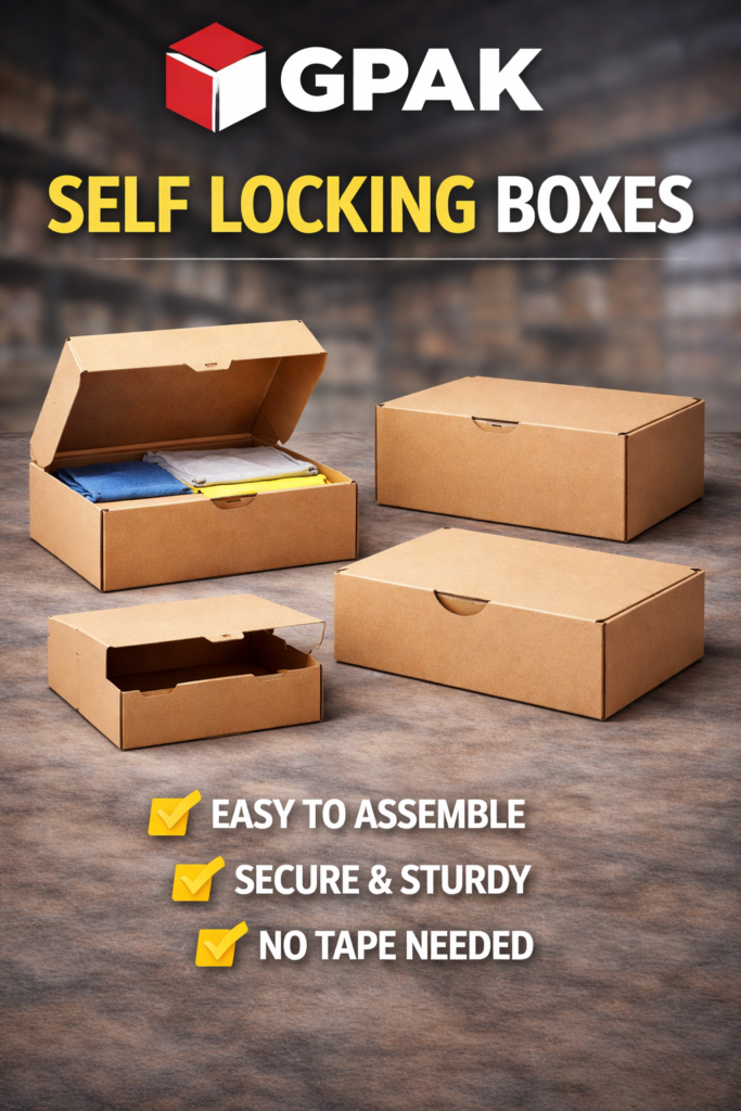 Self Locking Boxes
